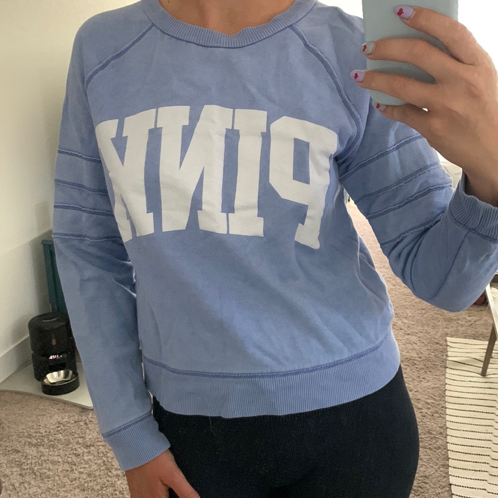 PINK CREW SWEATER
